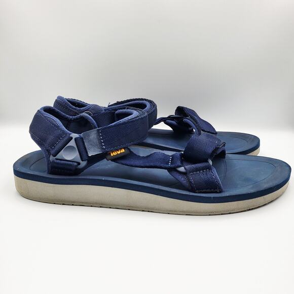 Teva Original Universal Premier Sandals Navy Blue Adjustable Straps Women's 12 - Picture 3 of 11